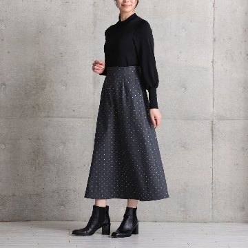 『Stella dot』 A-line skirt GRAYの画像