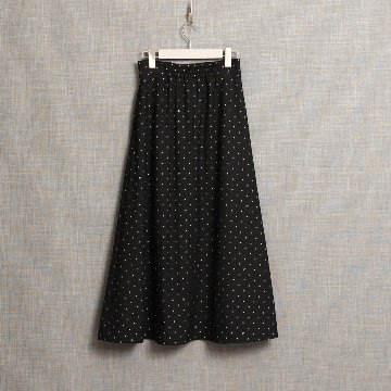 『Stella dot』 A-line skirt BLACKの画像