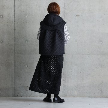 『Stella dot』 A-line skirt BLACKの画像