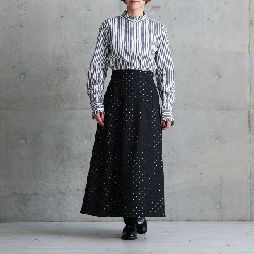 『Stella dot』 A-line skirt BLACKの画像