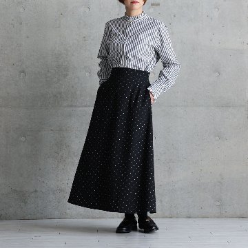 『Stella dot』 A-line skirt BLACKの画像