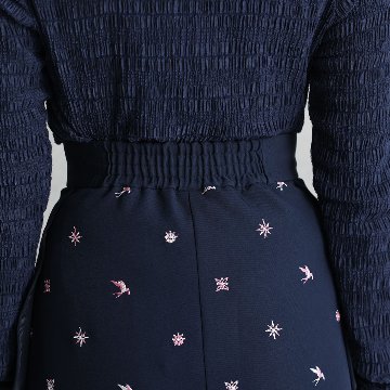 『The happy prince』 Straight skirt NAVYの画像