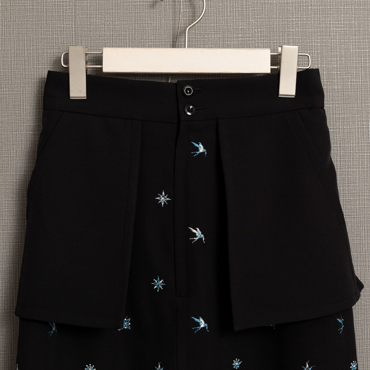 『The happy prince』 Straight skirt BLACKの画像