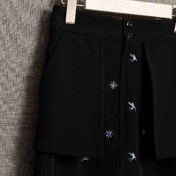 『The happy prince』 Straight skirt BLACKの画像