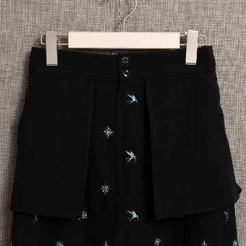 『The happy prince』 Straight skirt BLACKの画像