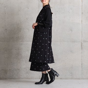 『The happy prince』 Straight skirt BLACKの画像