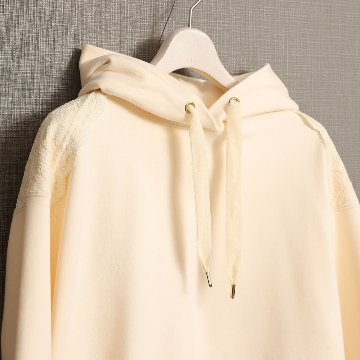 『Back lace 』 Hoodie ECRUの画像