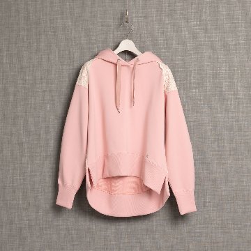 『Back lace 』 Hoodie PINKの画像