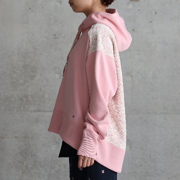 『Back lace 』 Hoodie PINKの画像