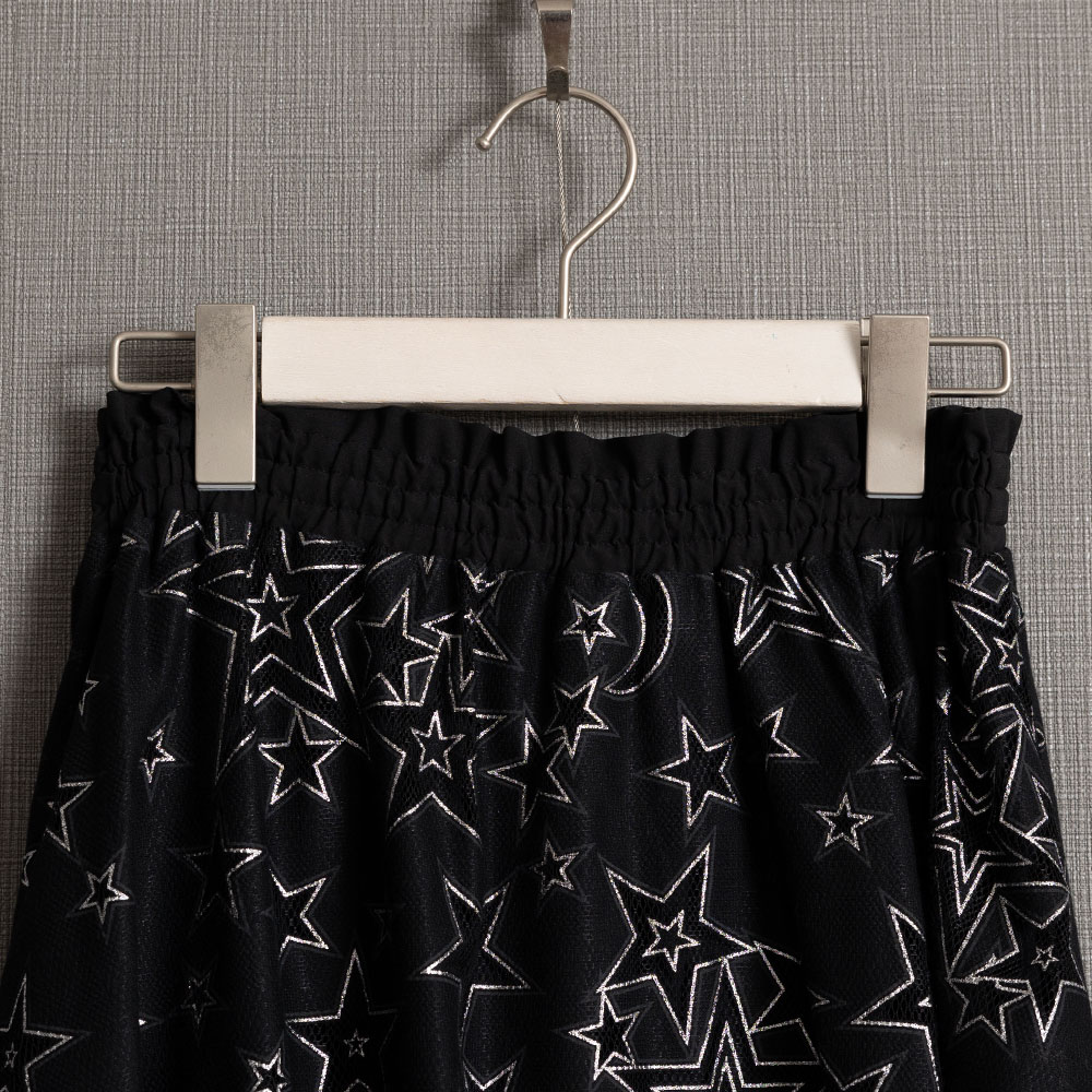 『Blanche』 Long skirt BLACKの画像