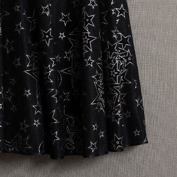 『Blanche』 Long skirt BLACKの画像