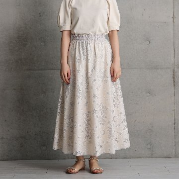 『Blanche』 Long skirt ECRUの画像