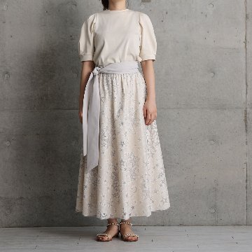 『Blanche』 Long skirt ECRUの画像