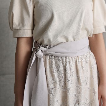 『Blanche』 Long skirt ECRUの画像