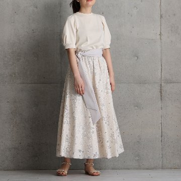 『Blanche』 Long skirt ECRUの画像