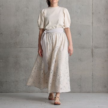 『Blanche』 Long skirt ECRUの画像