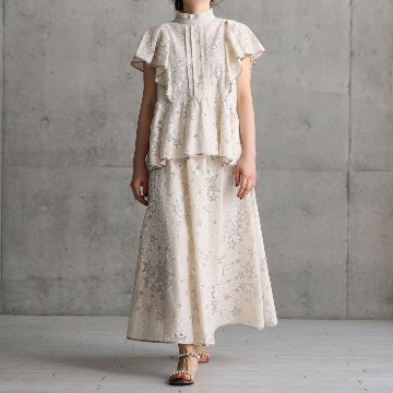 『Blanche』 Long skirt ECRUの画像