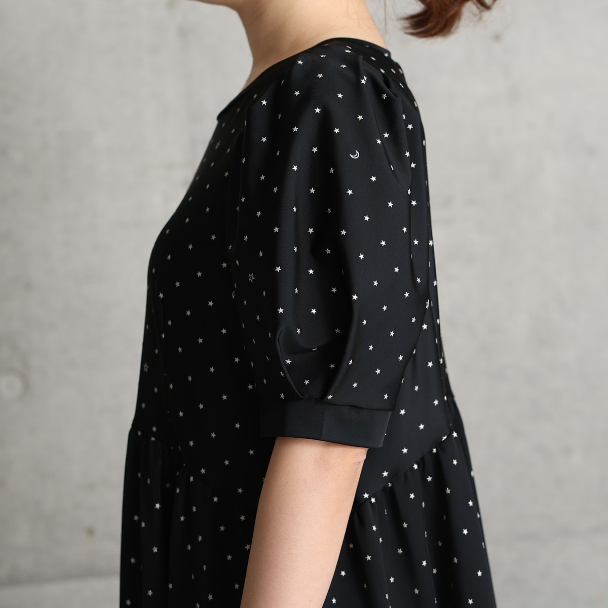 『Stella dot jersey』 long dress BLACKの画像