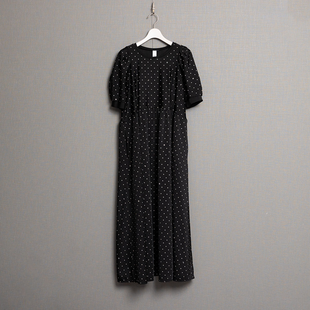 『Stella dot jersey』 long dress BLACKの画像