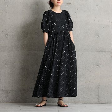 『Stella dot jersey』 long dress BLACKの画像