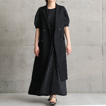 『Stella dot jersey』 long dress BLACKの画像