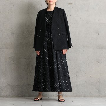 『Stella dot jersey』 long dress BLACKの画像