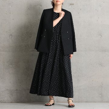 『Stella dot jersey』 long dress BLACKの画像