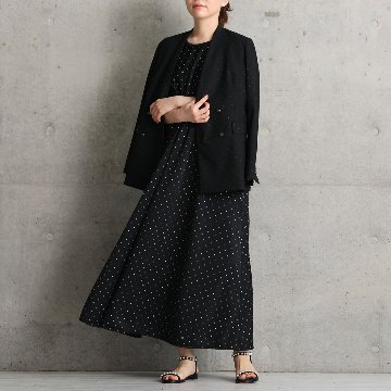 『Stella dot jersey』 long dress BLACKの画像