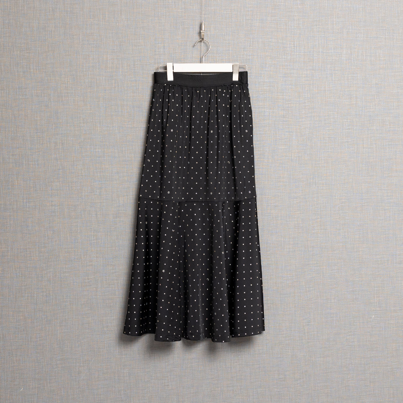 『Stella dot jersey』　mermaid skirt BLACKの画像