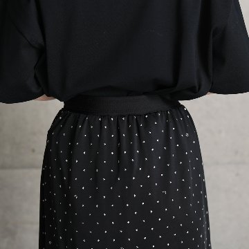 『Stella dot jersey』　mermaid skirt BLACKの画像