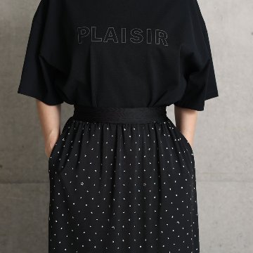 『Stella dot jersey』　mermaid skirt BLACKの画像