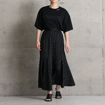 『Stella dot jersey』　mermaid skirt BLACKの画像