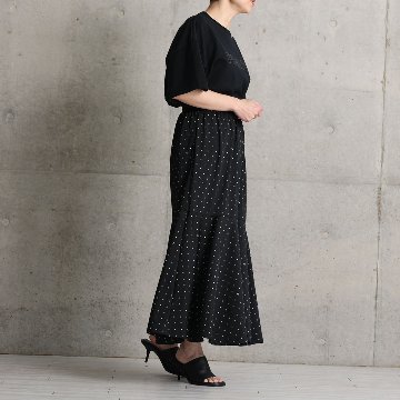 『Stella dot jersey』　mermaid skirt BLACKの画像