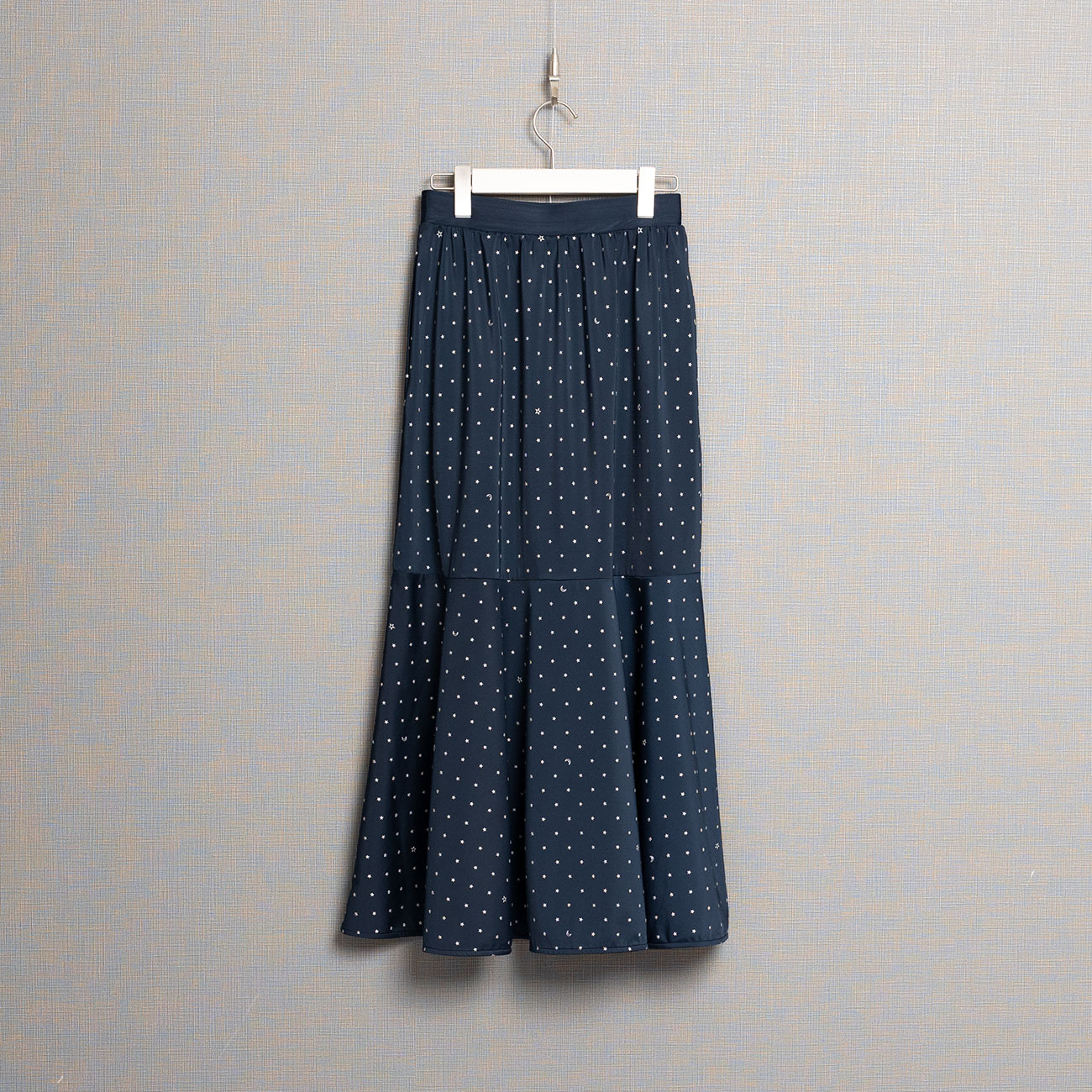 『Stella dot jersey』　mermaid skirt NAVYの画像