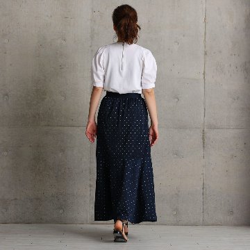 『Stella dot jersey』　mermaid skirt NAVYの画像