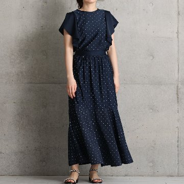 『Stella dot jersey』　mermaid skirt NAVYの画像