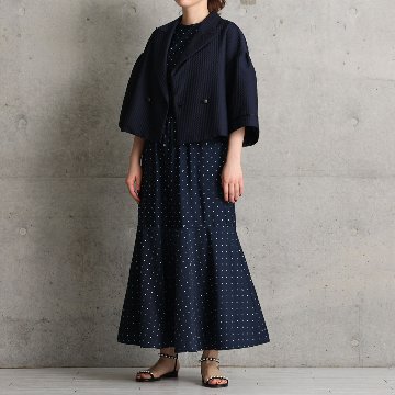 『Stella dot jersey』　mermaid skirt NAVYの画像