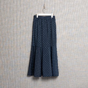 『Stella dot jersey』　mermaid skirt NAVYの画像