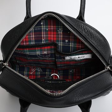 noies special collaboration Leather BAG　Stella plaidの画像