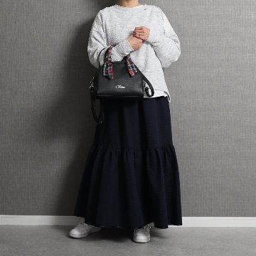 noies special collaboration Leather BAG　Stella plaidの画像