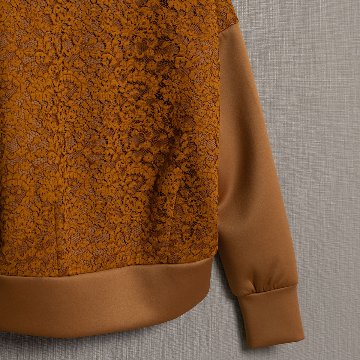 10月上旬お届け予定『Back lace』Cardigan 【全4色】の画像