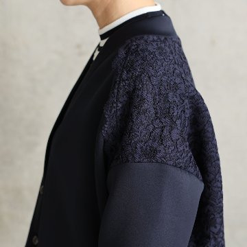 10月上旬お届け予定『Back lace』Cardigan 【全4色】の画像