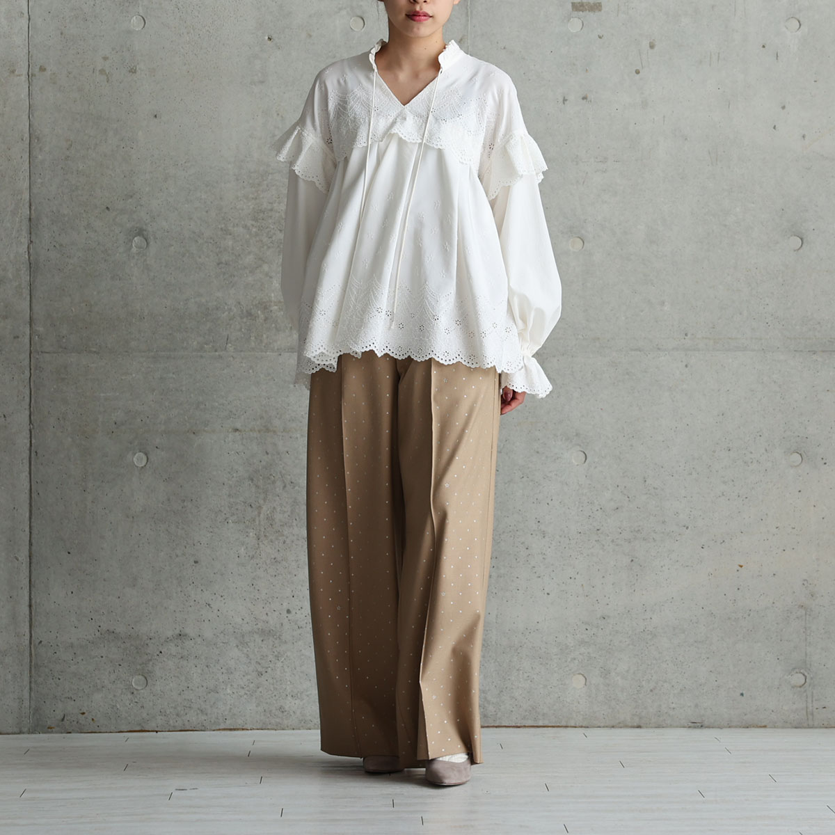 10月上旬お届け予定『Stella dot』 Wide pants【全3色】の画像