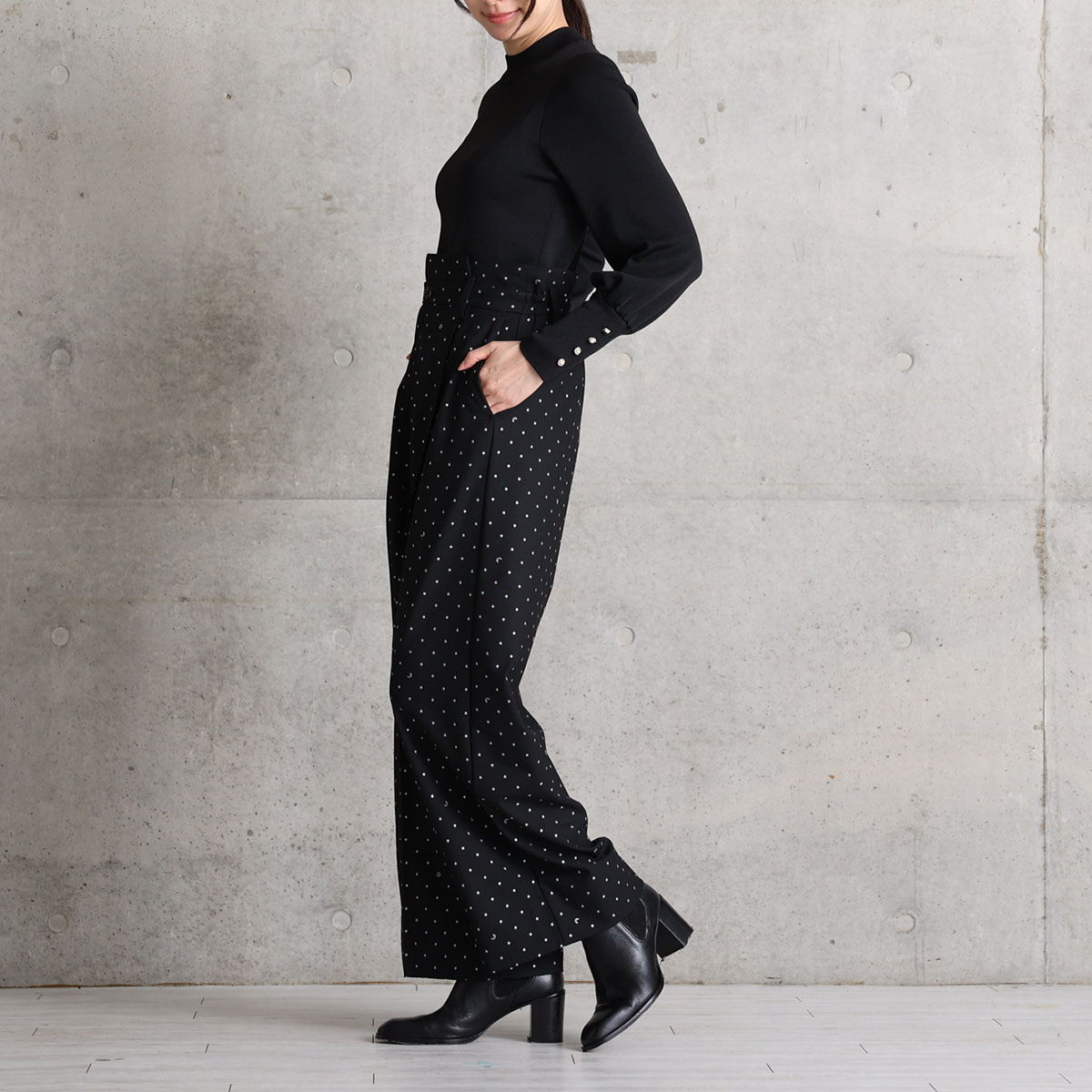 10月上旬お届け予定『Stella dot』 Wide pants【全3色】の画像