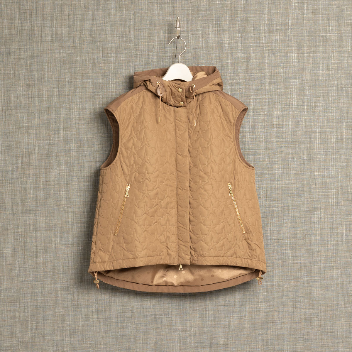 11月上旬お届け予定『Stella quilt』 2WAY gilet【全3色】の画像