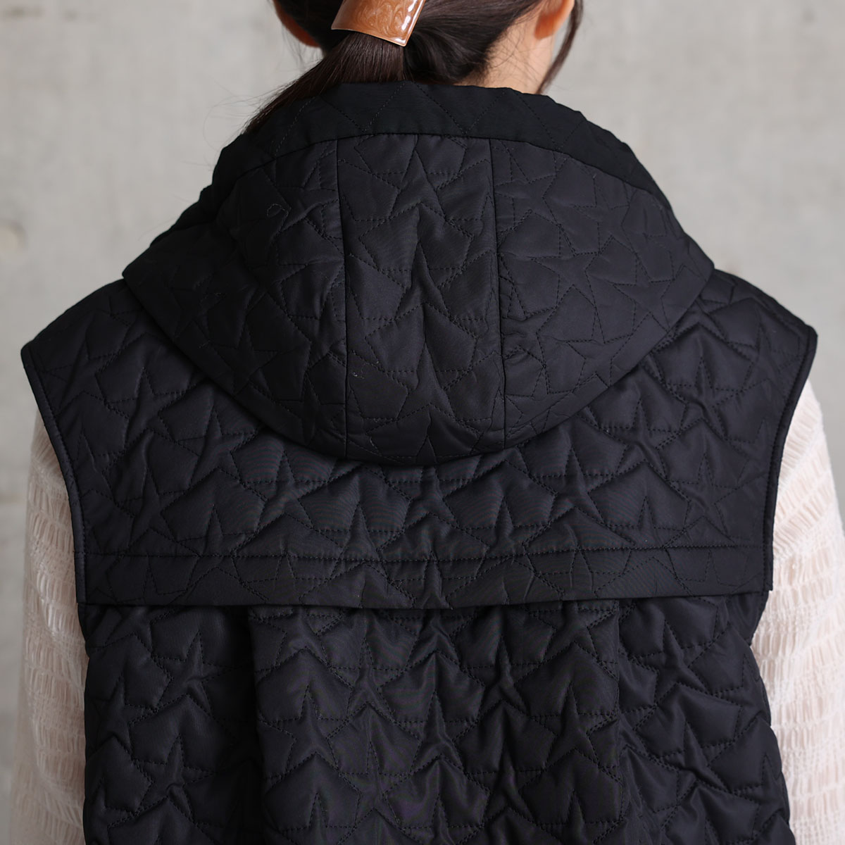 11月上旬お届け予定『Stella quilt』 2WAY gilet【全3色】の画像