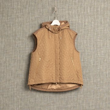 11月上旬お届け予定『Stella quilt』 2WAY gilet【全3色】の画像