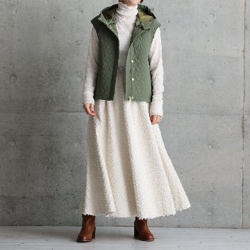 11月上旬お届け予定『Stella quilt』 2WAY gilet【全3色】の画像