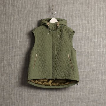 11月上旬お届け予定『Stella quilt』 2WAY gilet【全3色】の画像