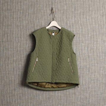 11月上旬お届け予定『Stella quilt』 2WAY gilet【全3色】の画像